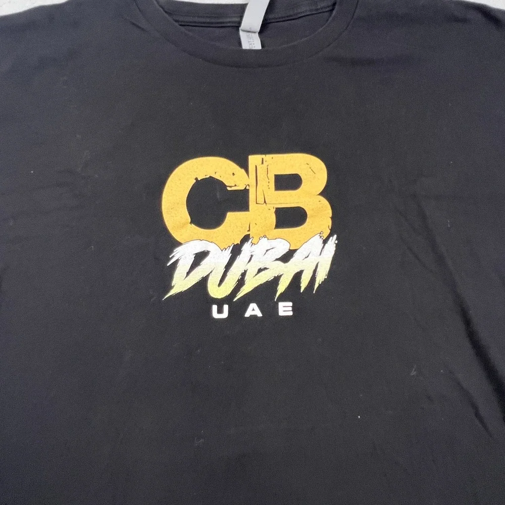 Next Level CB Dubai Dune Racing T-Shirt Mens XXL Black Graphic Tee Off-Road UAE